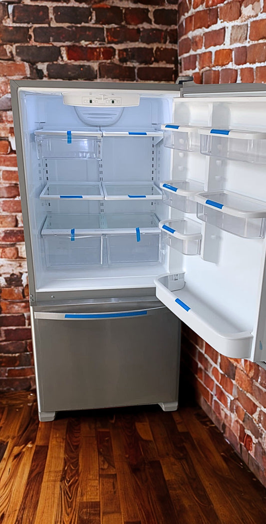 Whirlpool 19 cu. ft. Bottom Freezer Refrigerator with Freezer Drawer (Model WRB329RFBM)