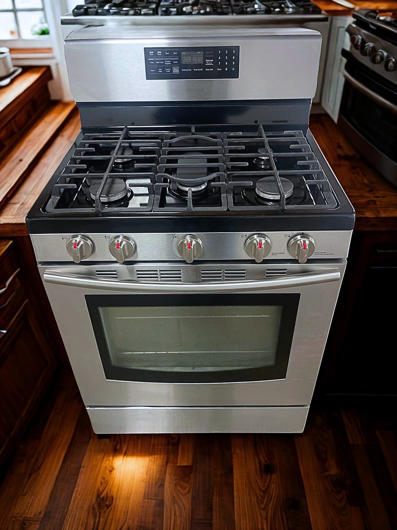 SAMSUNG 30-Inch Freestanding Gas Range with 5 Sealed Burners (Model NX58R5601SS)