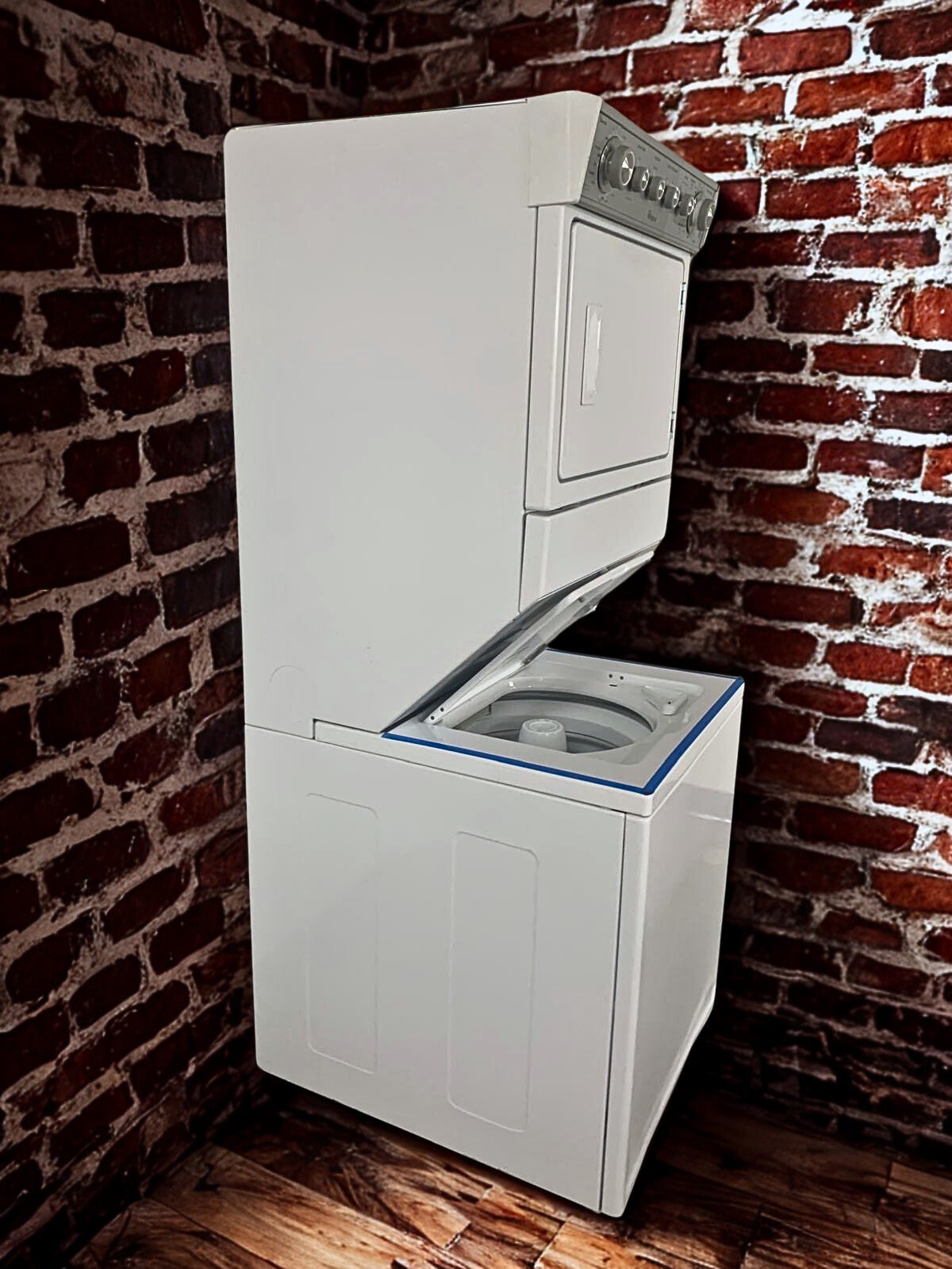 Whirlpool 27-Inch Stacked Washer and Dryer Combination with 4.2 cu. ft. Washer Capacity (Model WET4027EW)
