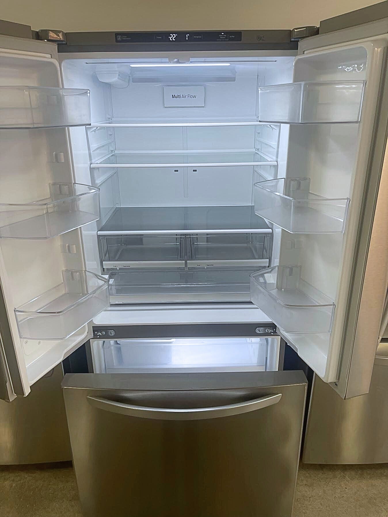 LG 25 cu. ft. French Door Refrigerator with Smart Cooling® System (Model LRFCS2503S)