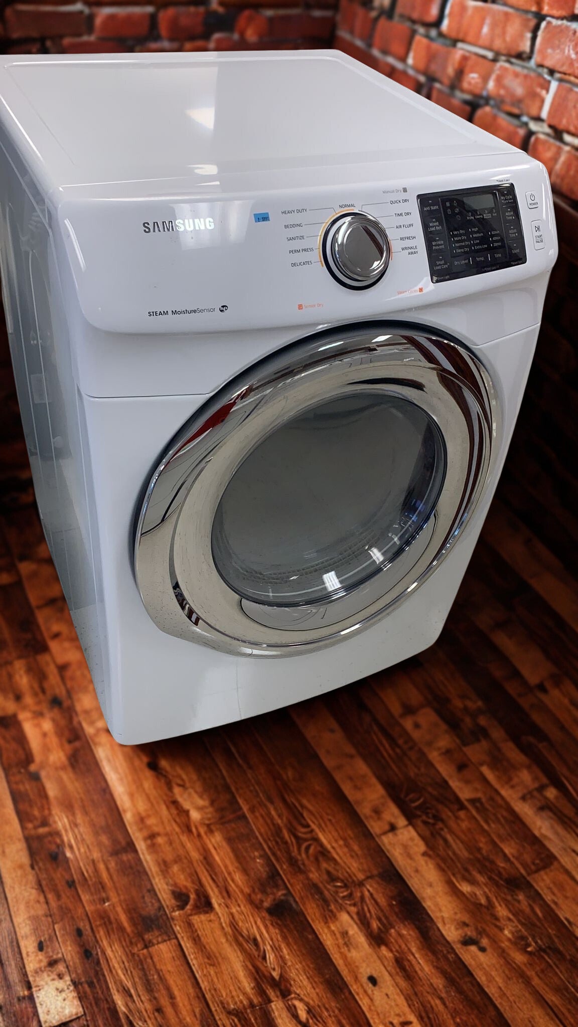 Samsung 5.2 cu. ft. Front Load Washer & 7.5 cu. ft. Electric Dryer with Self-Cleaning Technology (Models WF45N5300AW & DVE45N5300W)