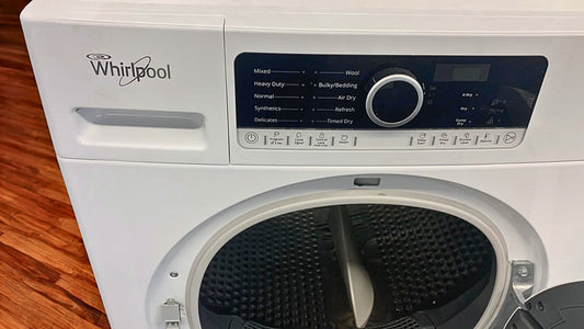 Whirlpool 4.5 cu. ft. Small Space Ventless Dryer with Heat Pump Technology (Model WCD3090JW)
