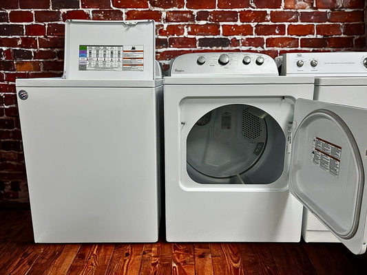Whirlpool 5.0 cu. ft. Washer & 7.5 cu. ft. Dryer Set with AccuDry™ Technology (Models WTW5000DW & WED5000DW)