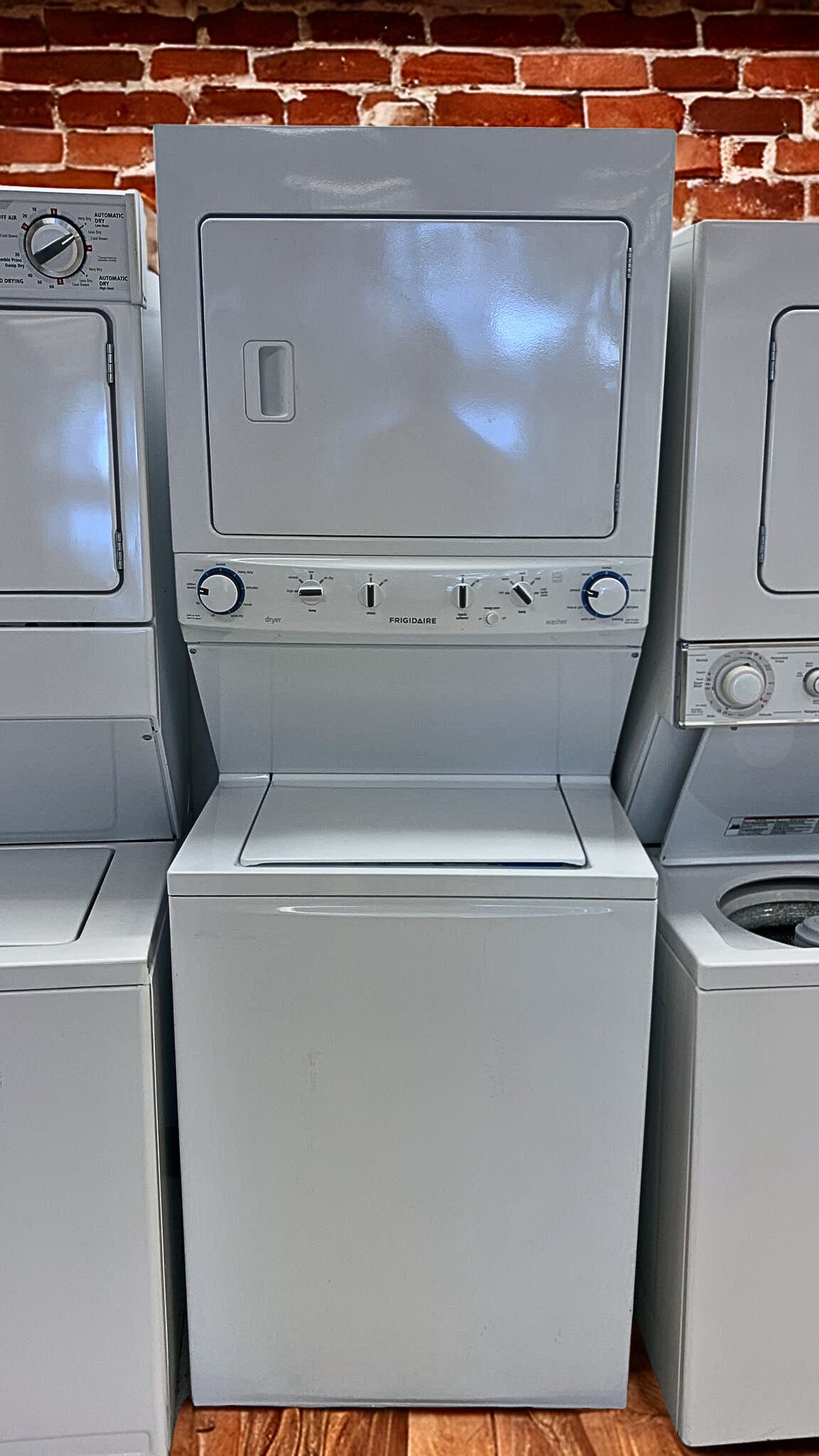 Frigidaire 27-Inch Stacked Washer and Dryer with 5.0 cu. ft. Washer Capacity (Model FFLE3911QW)
