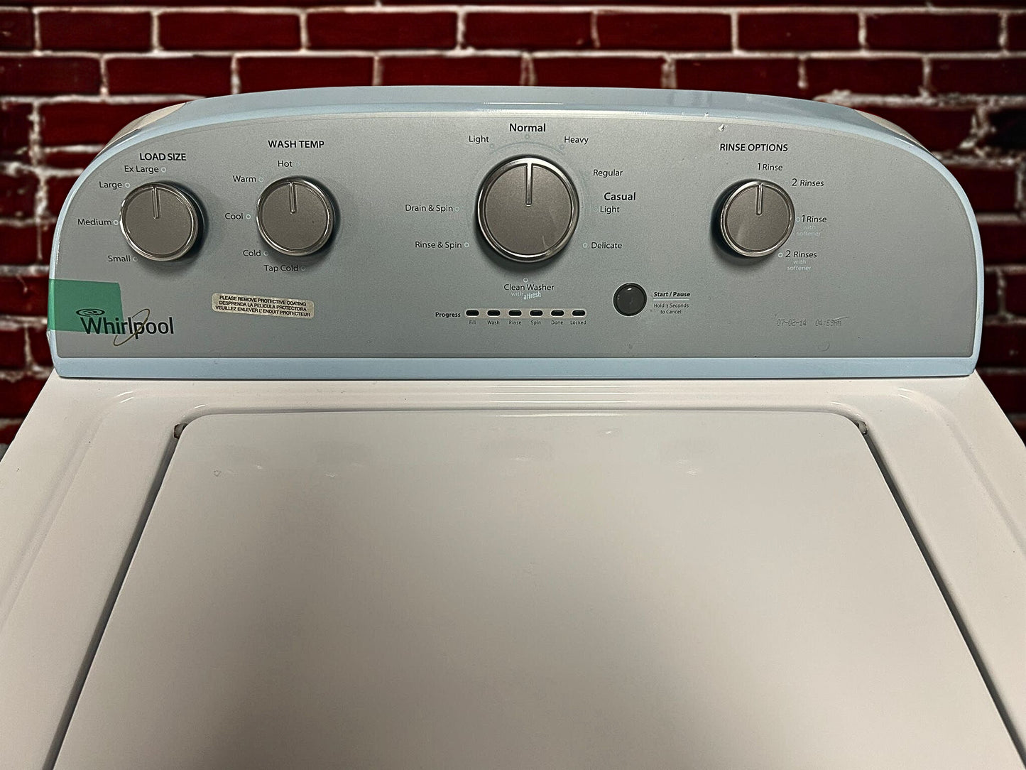 Whirlpool 5.0 cu. ft. Washer & 7.5 cu. ft. Dryer Set with AccuDry™ Technology (Models WTW5000DW & WED5000DW)