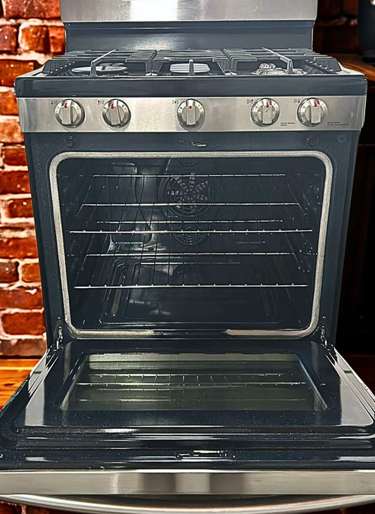 SAMSUNG 30-Inch Freestanding Gas Range with 5 Sealed Burners (Model NX58R5601SS)