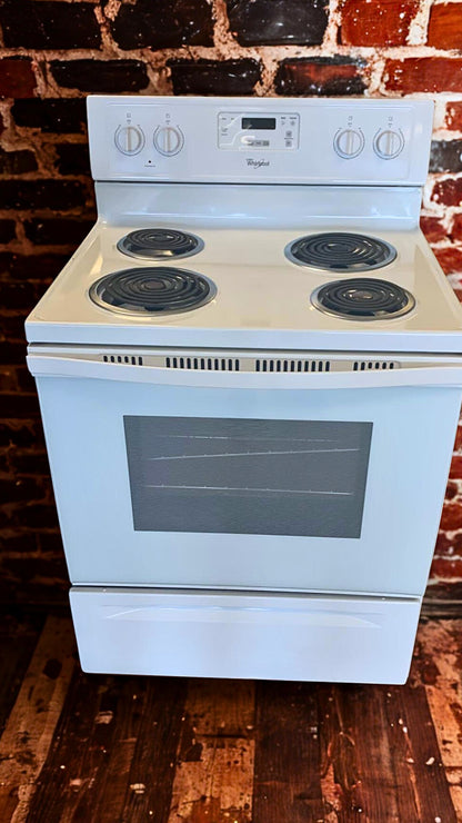 Whirlpool 30-Inch Freestanding Electric Range with a 4.8 cu. ft. Oven and FlexHeat™ Element (Model WFC310S0EW)