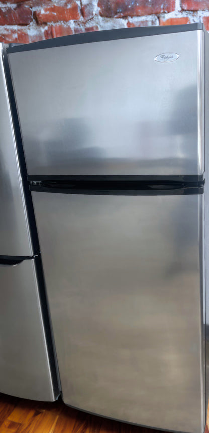 Whirlpool 17 cu. ft. 28-Inch Wide Top Freezer Refrigerator with Flexi-Slide™ Bin (Model WRT316SFDM)