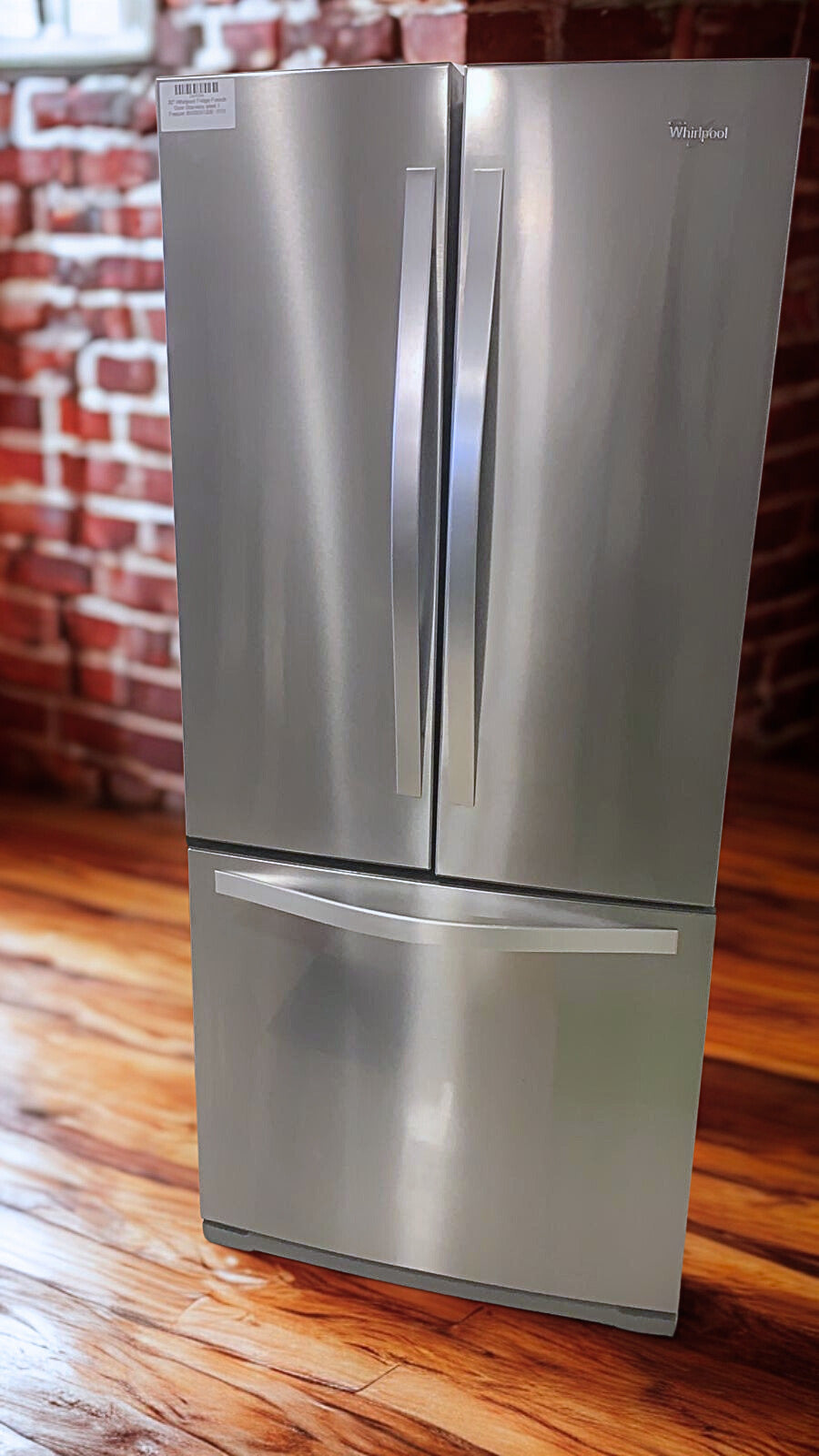 Whirlpool 20 cu. ft. French Door Refrigerator with Modern Design (Model WRF560SMHZ)