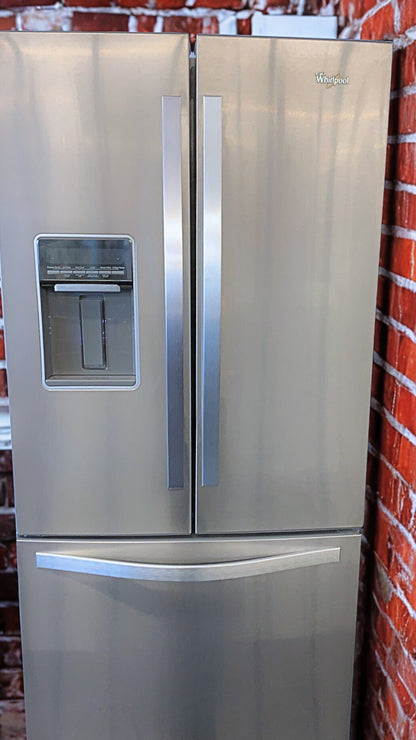 Whirlpool 20 cu. ft. French Door Refrigerator with Humidity-Controlled Crispers (Model WRF560SEHZ)