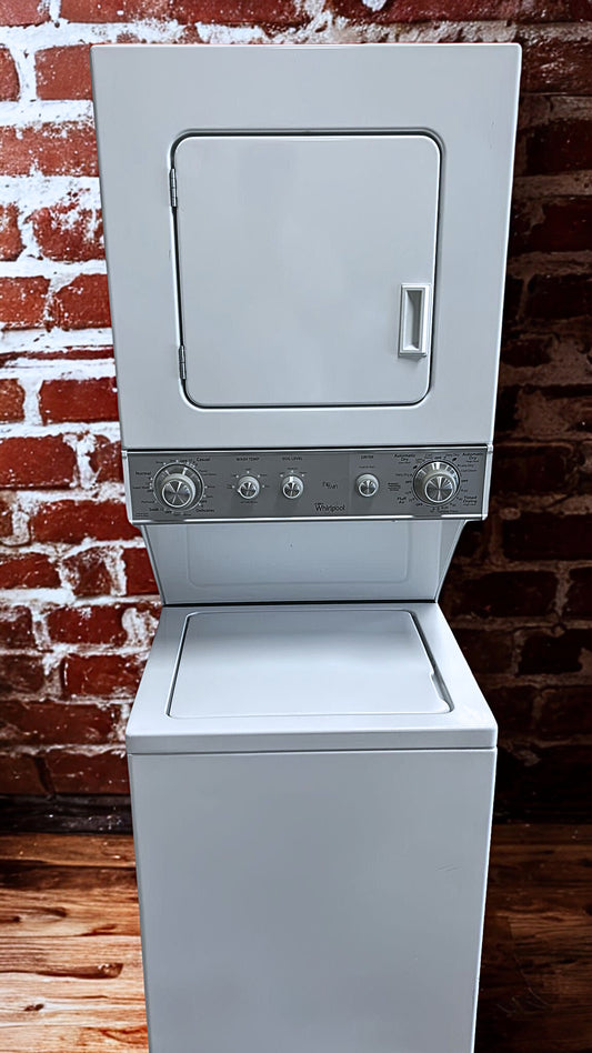 Whirlpool 24-Inch Stacked Washer and Dryer Combo with 2.7 cu. ft. Washer Capacity (Model WET4024EW)