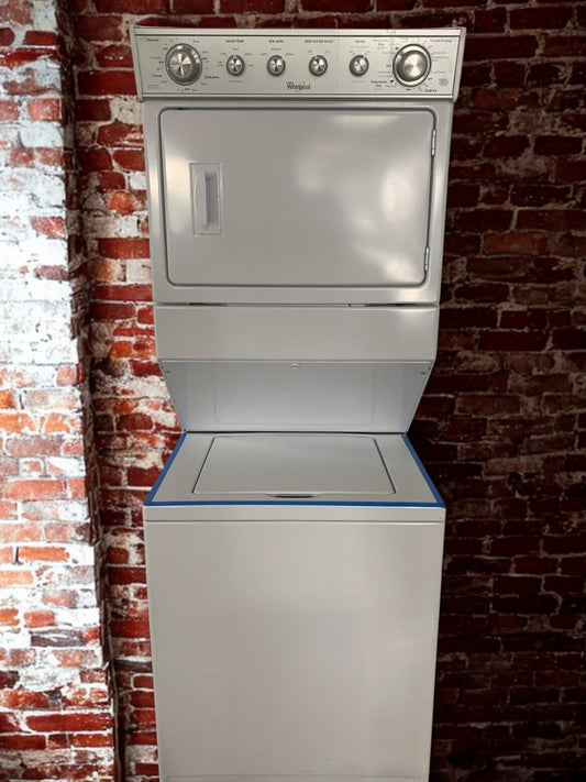 Whirlpool 27-Inch Stacked Washer and Dryer Combination with 4.2 cu. ft. Washer Capacity (Model WET4027EW)