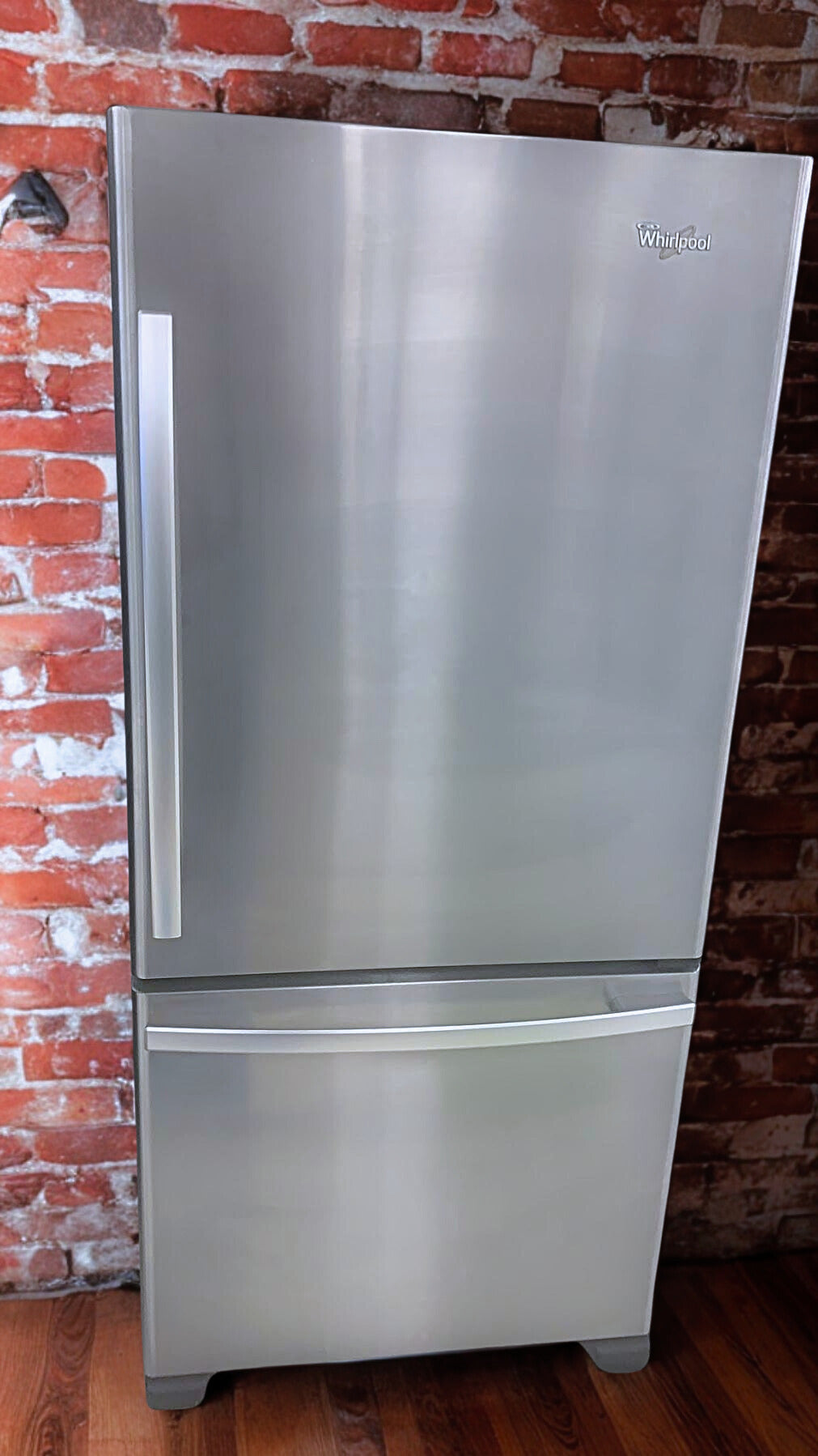 Whirlpool 19 cu. ft. Bottom Freezer Refrigerator with Freezer Drawer (Model WRB329RFBM)