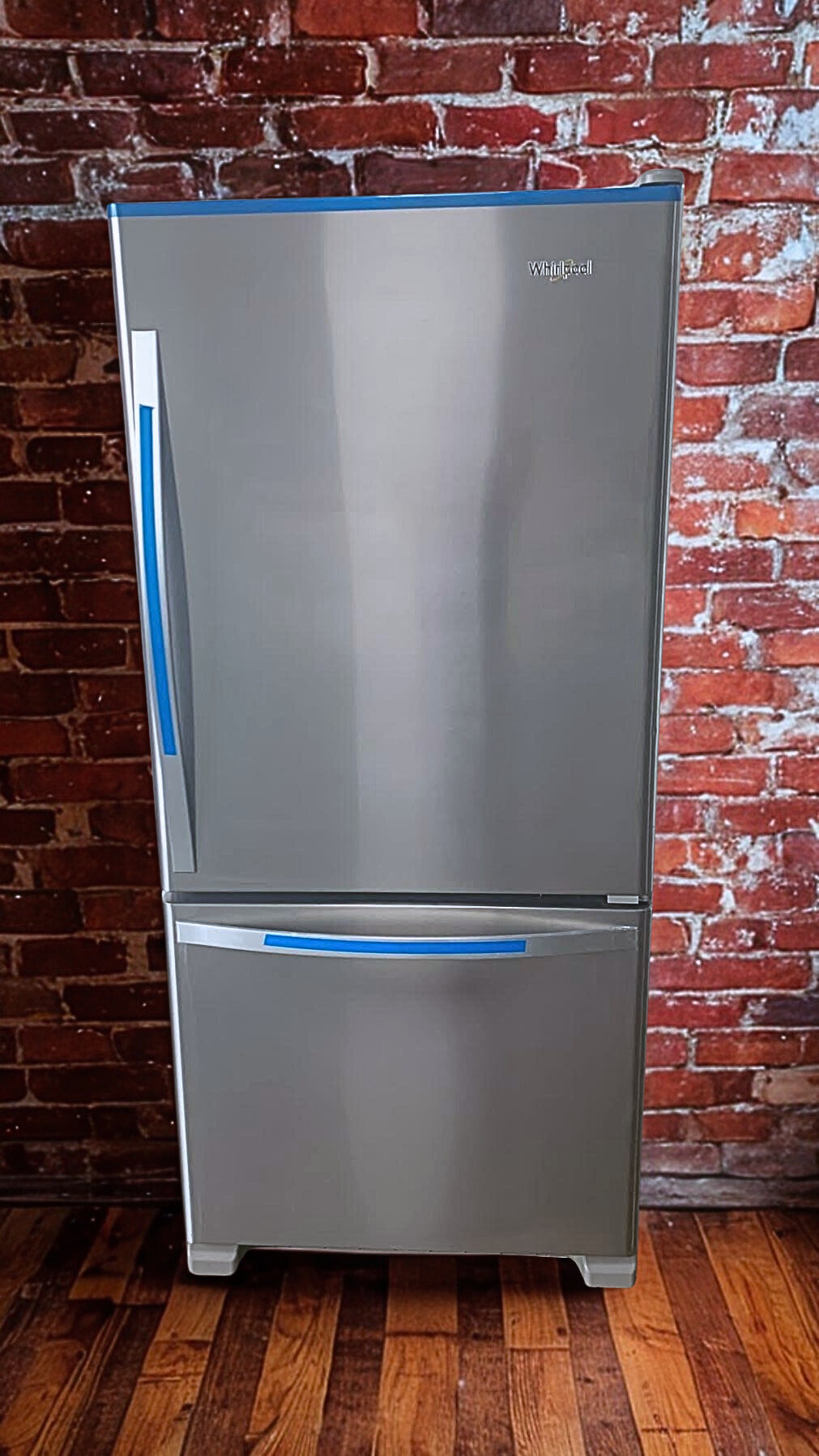 Whirlpool 19 cu. ft. Bottom Freezer Refrigerator with Freezer Drawer (Model WRB329RFBM)