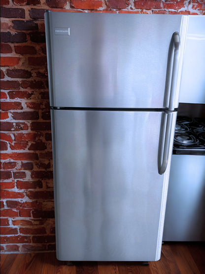 Frigidaire 18 cu. ft. Top Freezer Refrigerator with Flexible Storage Options (Model FFHT1831QS)
