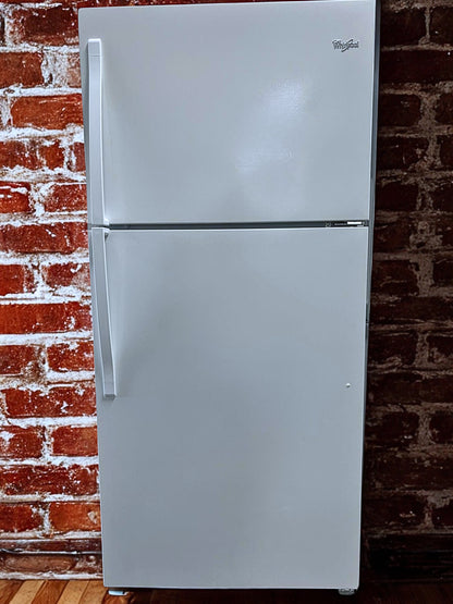 Whirlpool 30-Inch Wide 18 cu. ft. Top Freezer Refrigerator with Adjustable Shelves (Model WRT148FZDW)