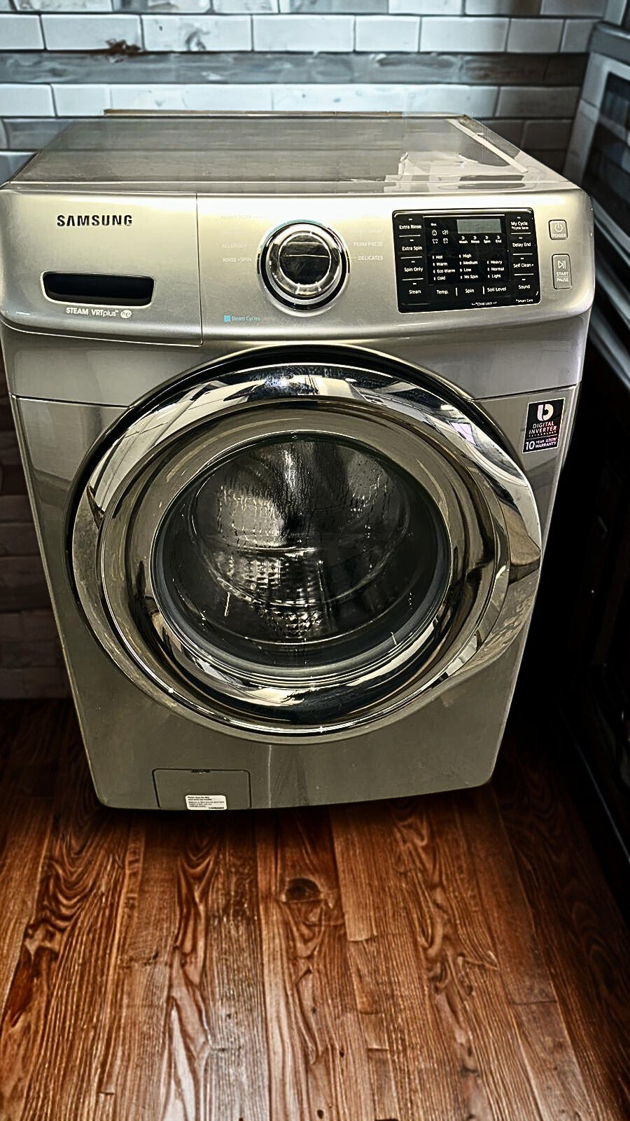 Samsung 5.2 cu. ft. Front Load Washer with Steam & Samsung 7.5 Dryer with Smart Care (Models WF45M5500AP & DVE45M5500P)