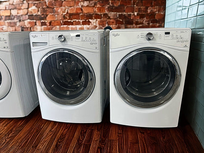 Whirlpool 5.2 cu. ft. Front Load Washer & 7.5 cu. ft. Electric Dryer with Advanced Fabric Care (Models WFW75HEFW & WED75HEFW)