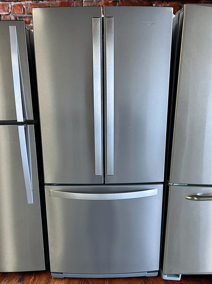 Whirlpool 20 cu. ft. French Door Refrigerator with Modern Design (Model WRF560SMHZ)