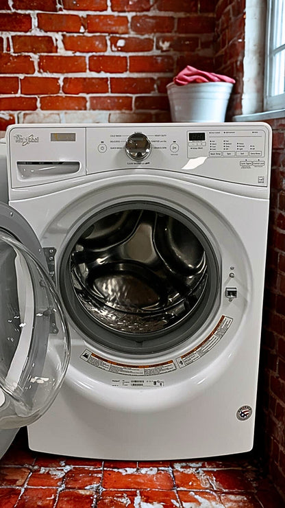 Whirlpool 5.2 cu. ft. Front Load Washer with Adaptive Wash Technology (Model WFW75HEFW)