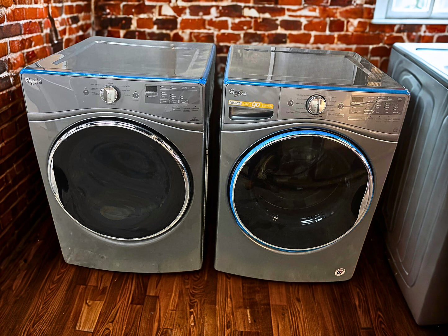 Whirlpool 5.2 cu. ft. Front Load Washer & 7.5 cu. ft. Electric Dryer with Advanced Features (Models WFW92HEFC & WED92HEFU)
