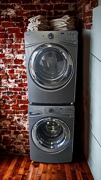Whirlpool 5.2 cu. ft. Front Load Washer & 7.5 cu. ft. Electric Dryer with Advanced Features (Models WFW92HEFC & WED92HEFU)
