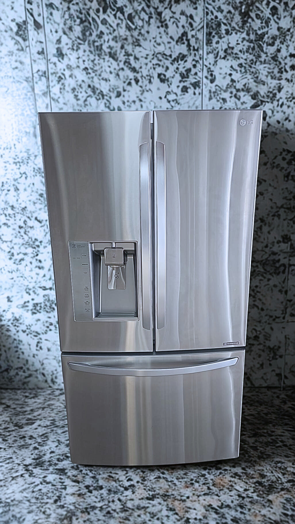 LG 30 cu. ft. French Door Refrigerator with Ice & Water Dispenser (Model LFX29937ST)