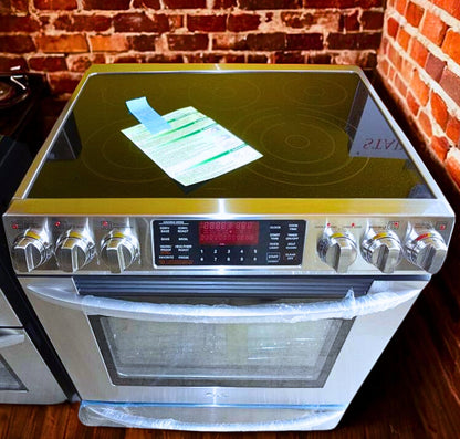 LG 30-Inch Slide-In Electric Range with True Convection and EasyClean® (Model LSE3092ST)